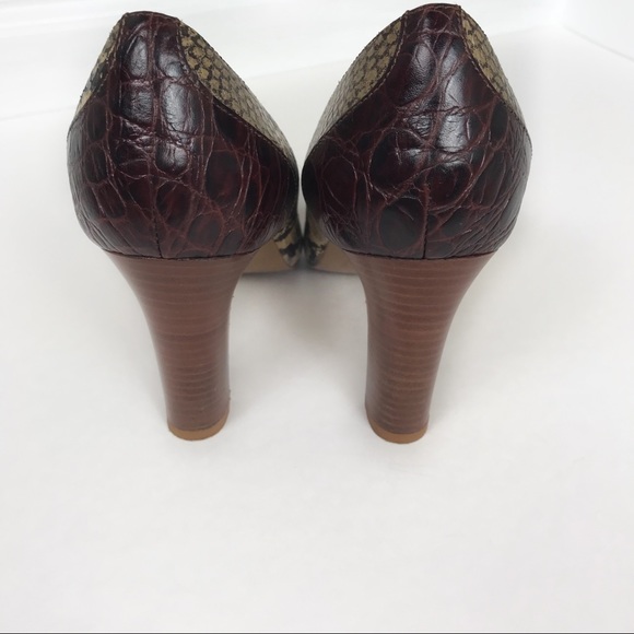 Franco Barbieri python & crocodile pump - Picture 3 of 4